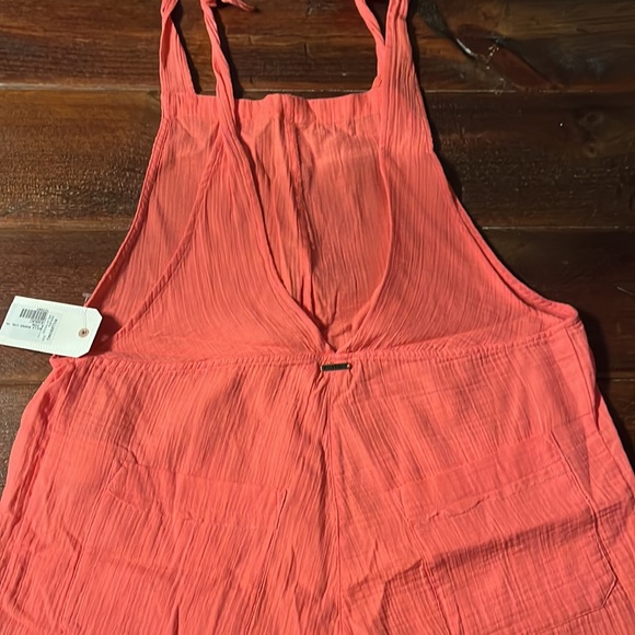 Nwt womens billabong girl on the run jumper in pink (coral) sz large - Picture 5 of 8